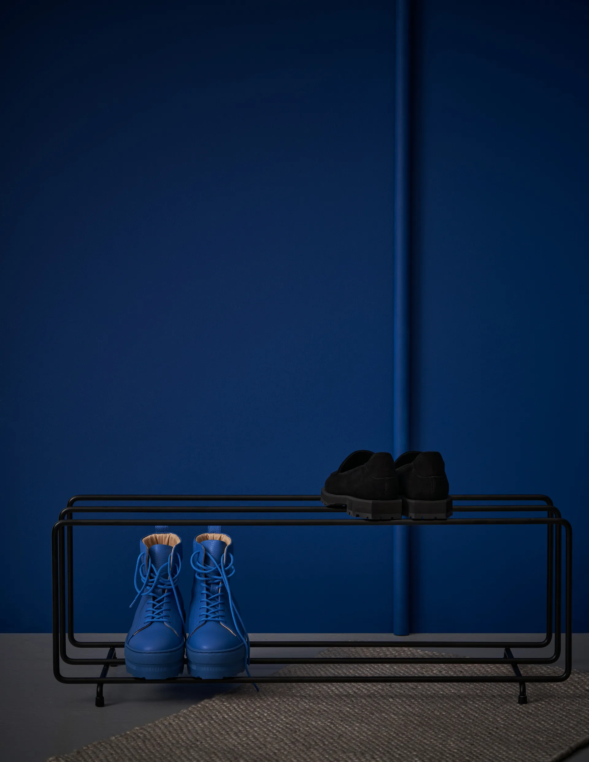 Mixrack kenkähylly L, Musta Maze