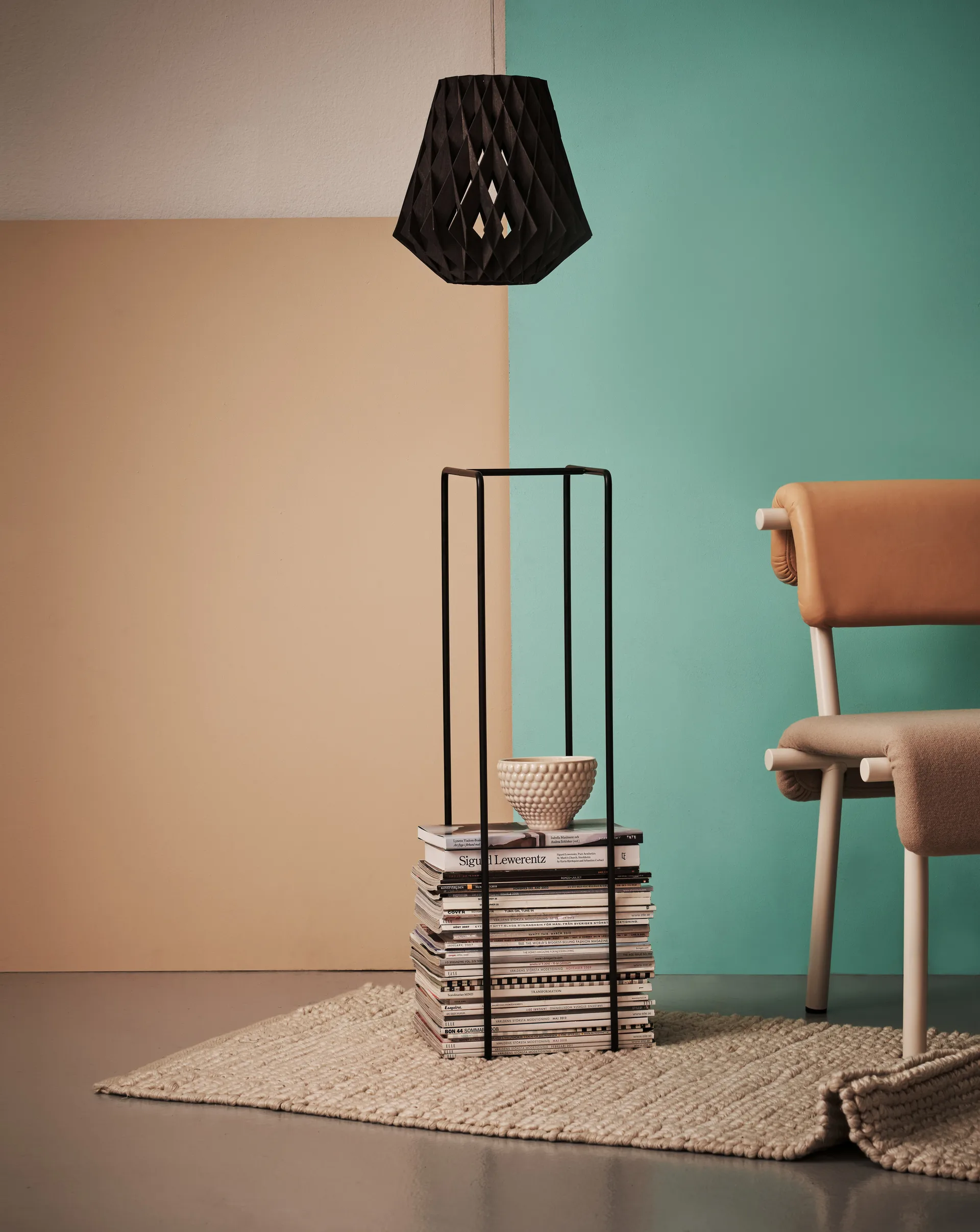 Mixrack säilytysteline L, Musta Maze