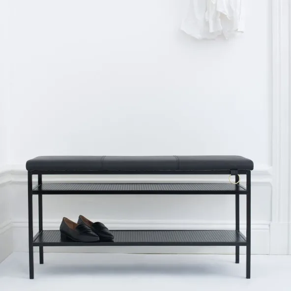 Nancy kenkähylly, musta Maze