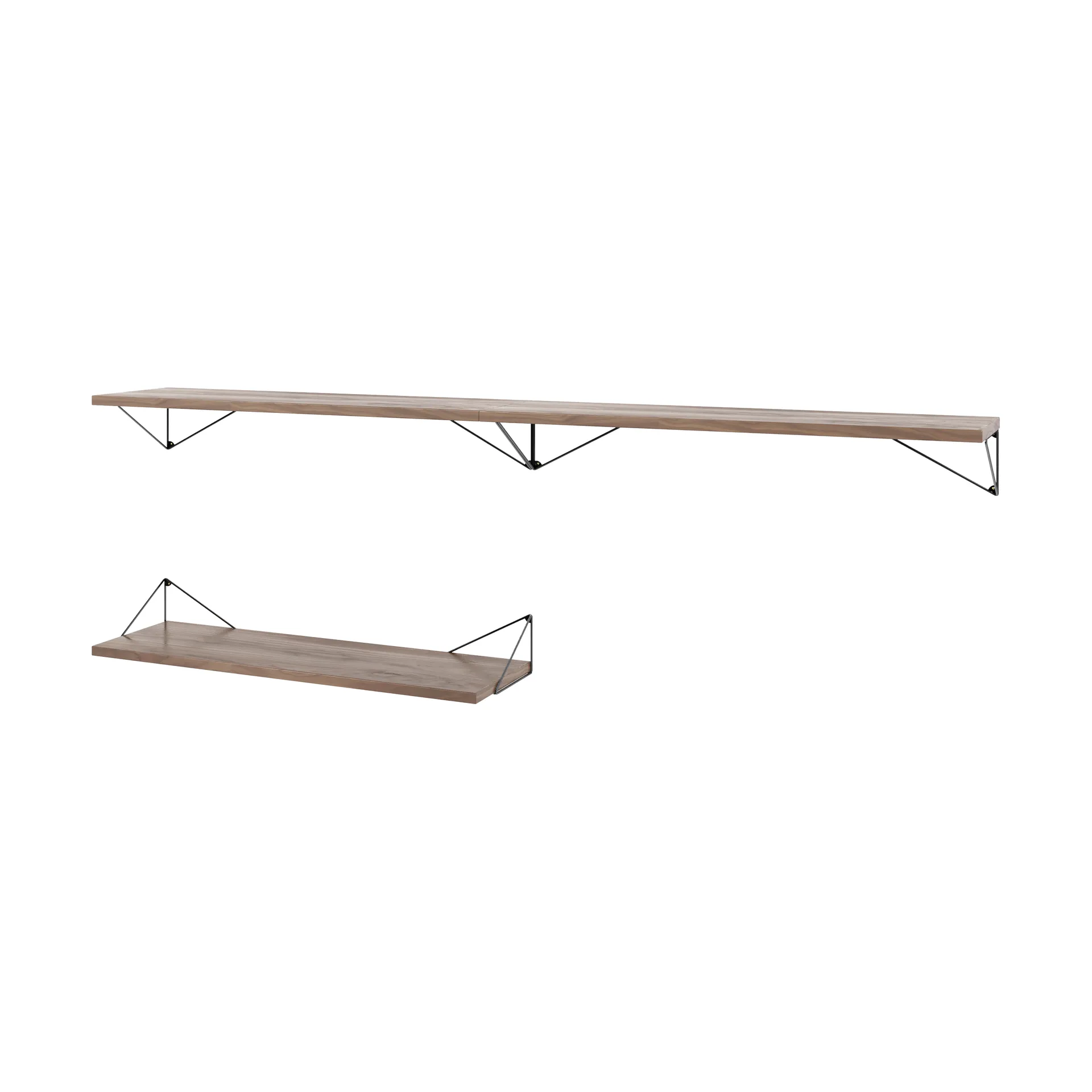 Pythagoras Bundle A hyllyjärjestelmä saksanpähkinä-musta Maze