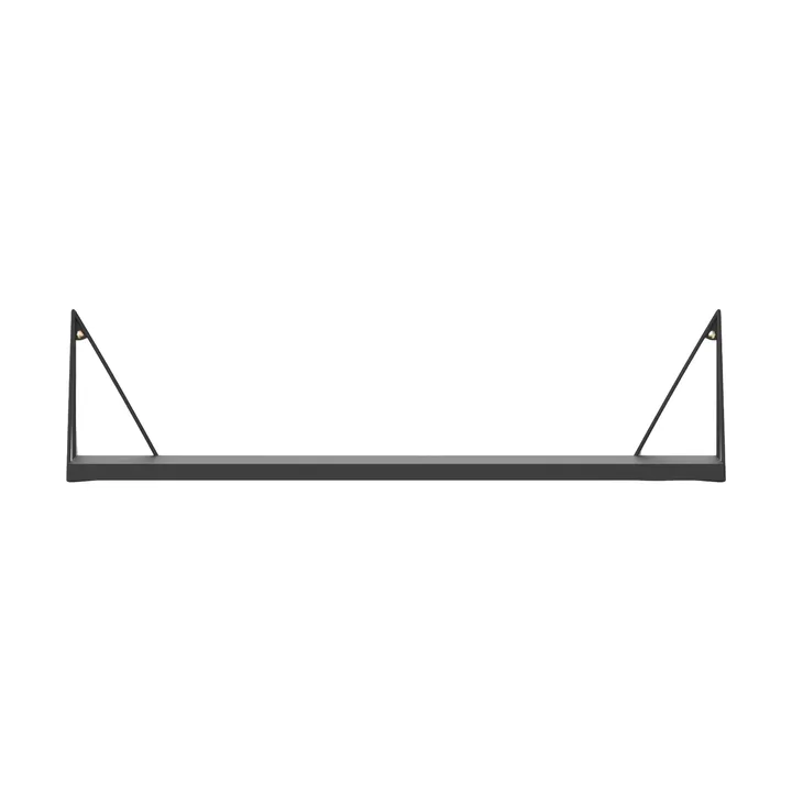 Pythagoras hylly, musta, 20x80 cm - Maze