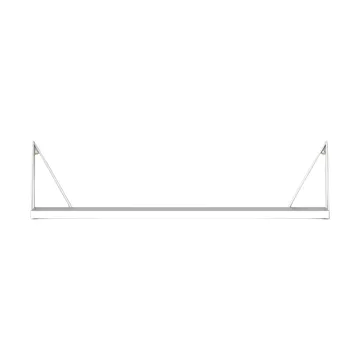 Pythagoras hylly, valkoinen, 20x80 cm - Maze