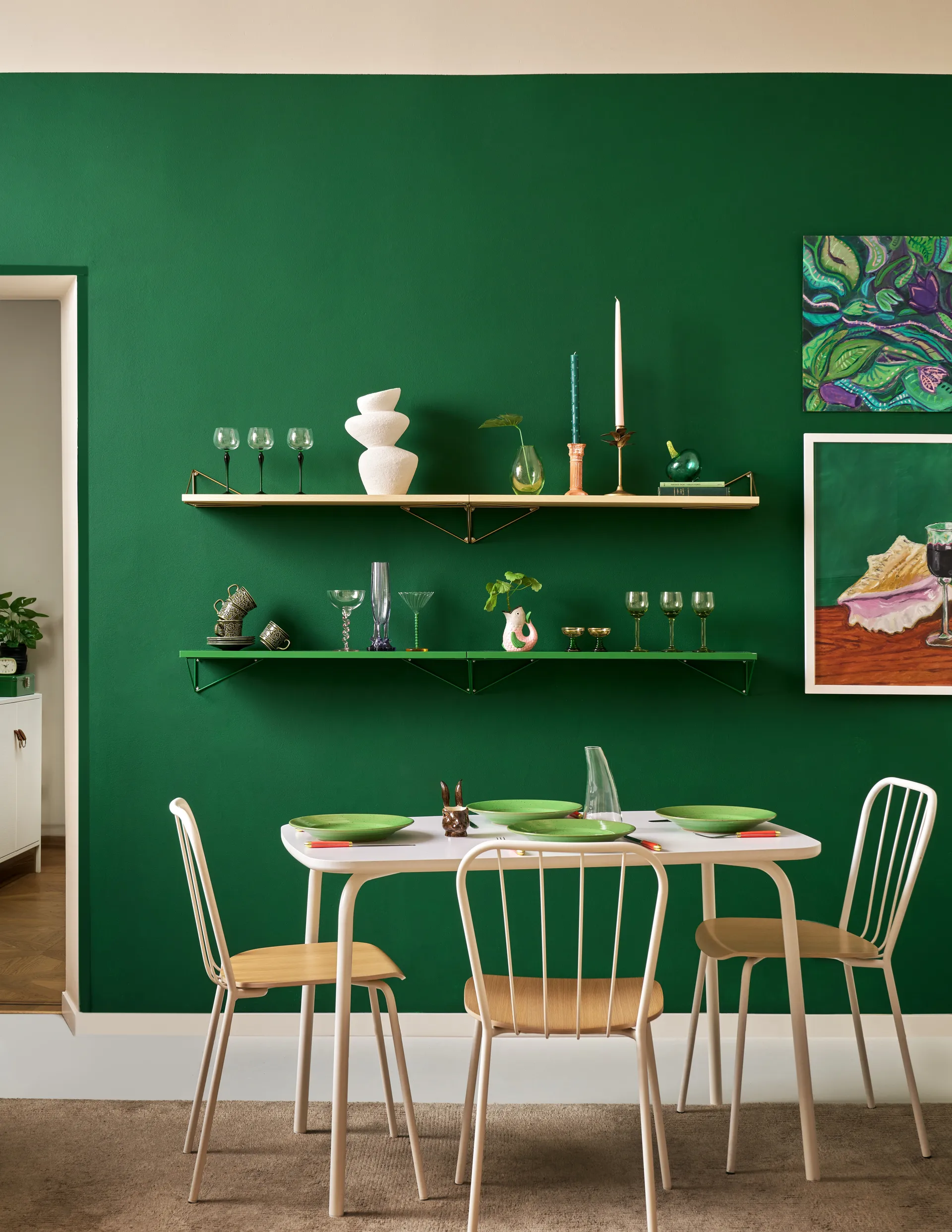 Pythagoras hyllylevy, Large, Ash Maze