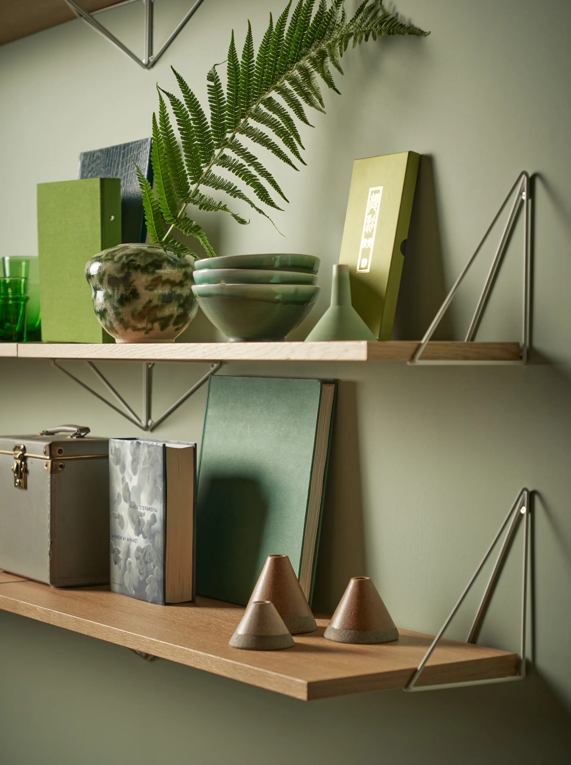 Pythagoras hyllylevy, Large, tammi Maze