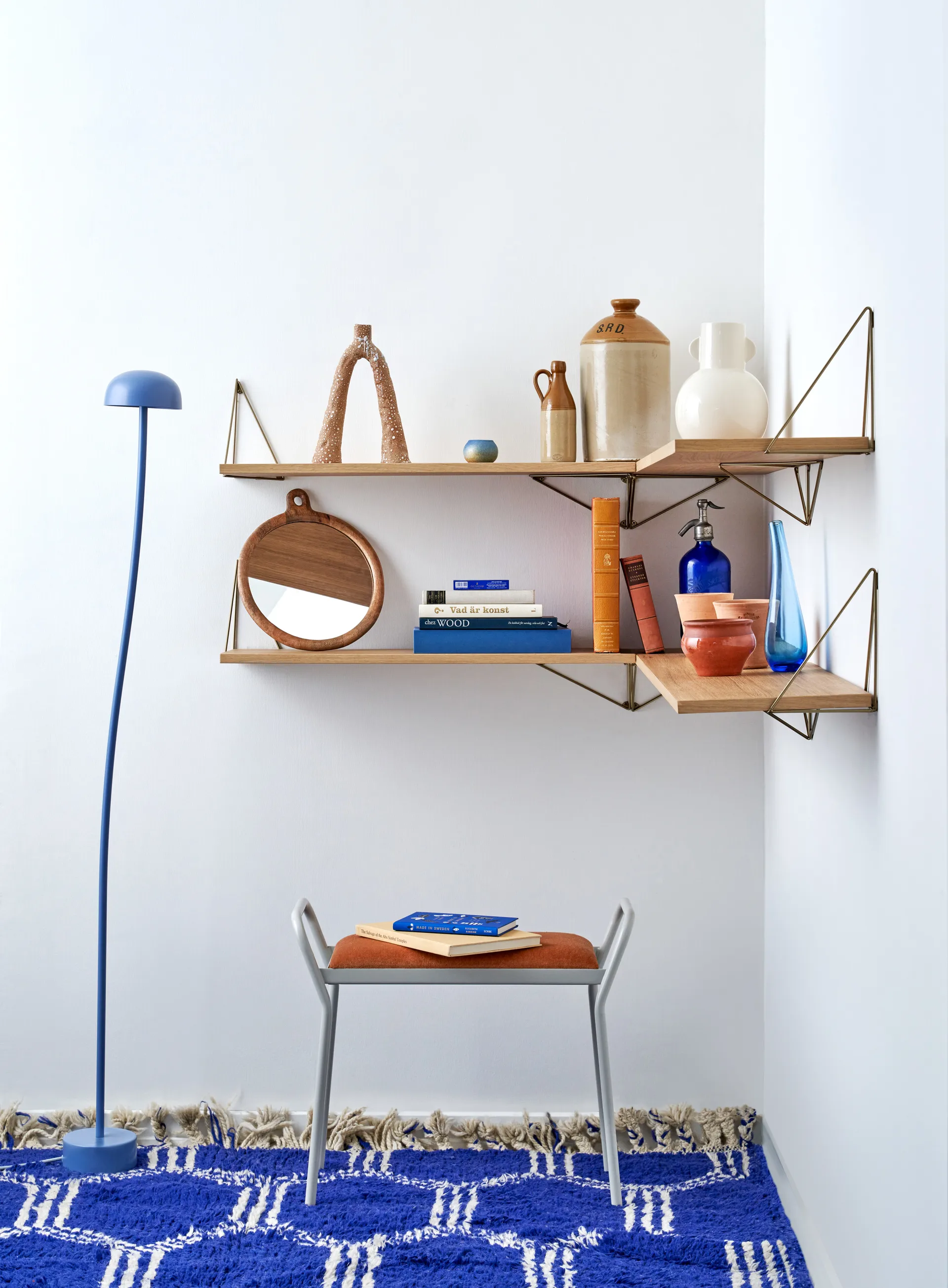 Pythagoras hyllylevy, Large, tammi Maze