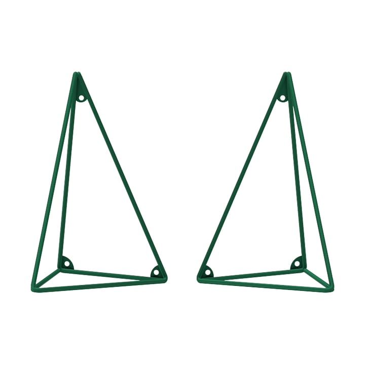 Pythagoras hyllynkannatin, 2 kpl - Fern green - Maze