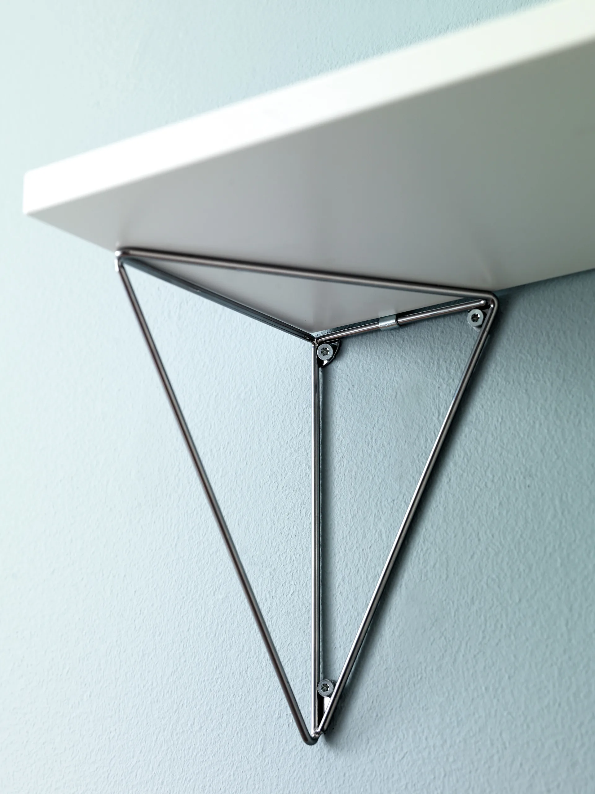 Pythagoras hyllynkannatin, 2 kpl, kromi Maze