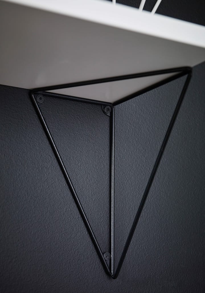 Pythagoras hyllynkannatin, 2 kpl, musta Maze