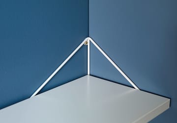 Pythagoras hyllynkannatin, 2 kpl - valkoinen - Maze