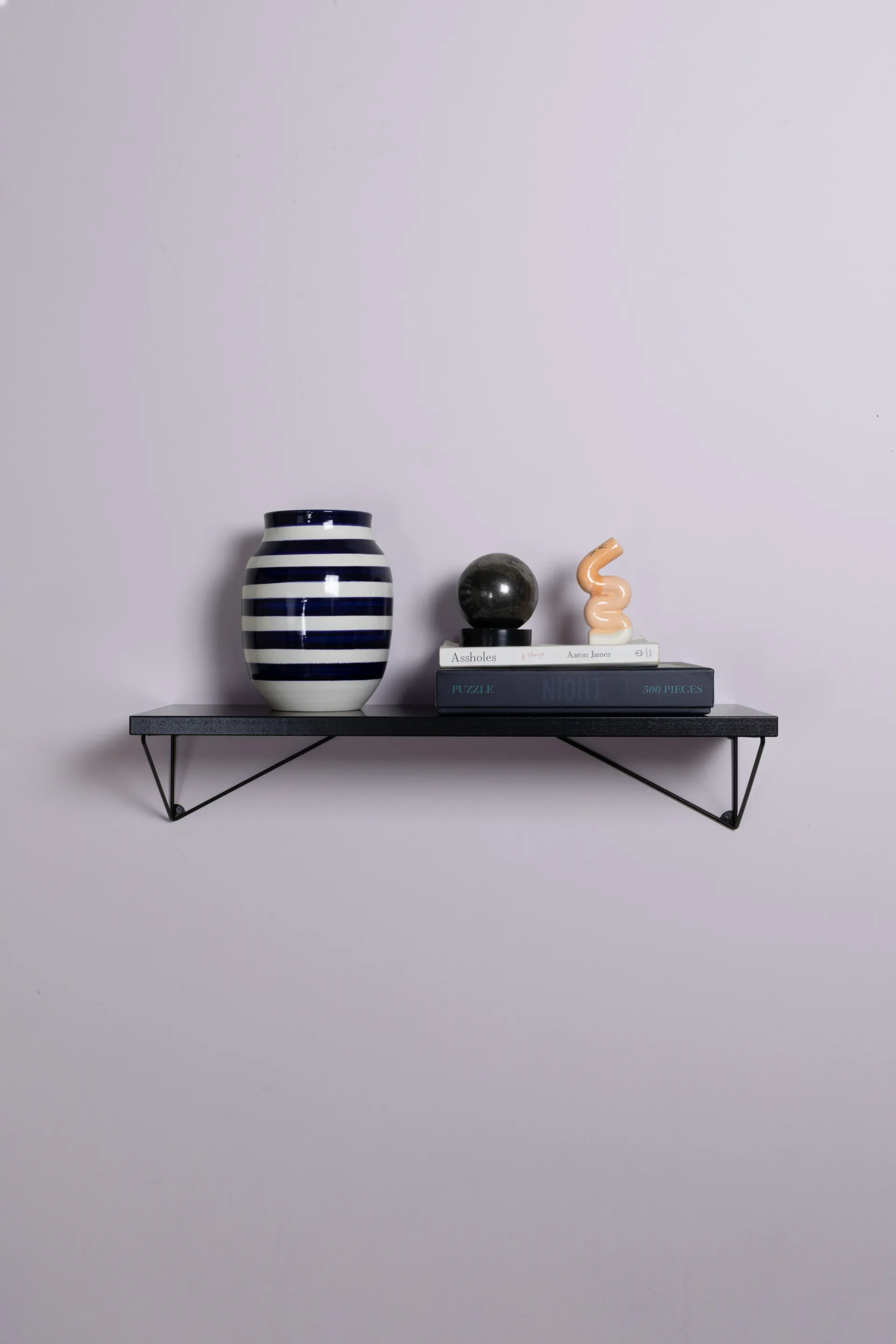 Pythagoras Shelf hylly 60 cm, Musta Maze