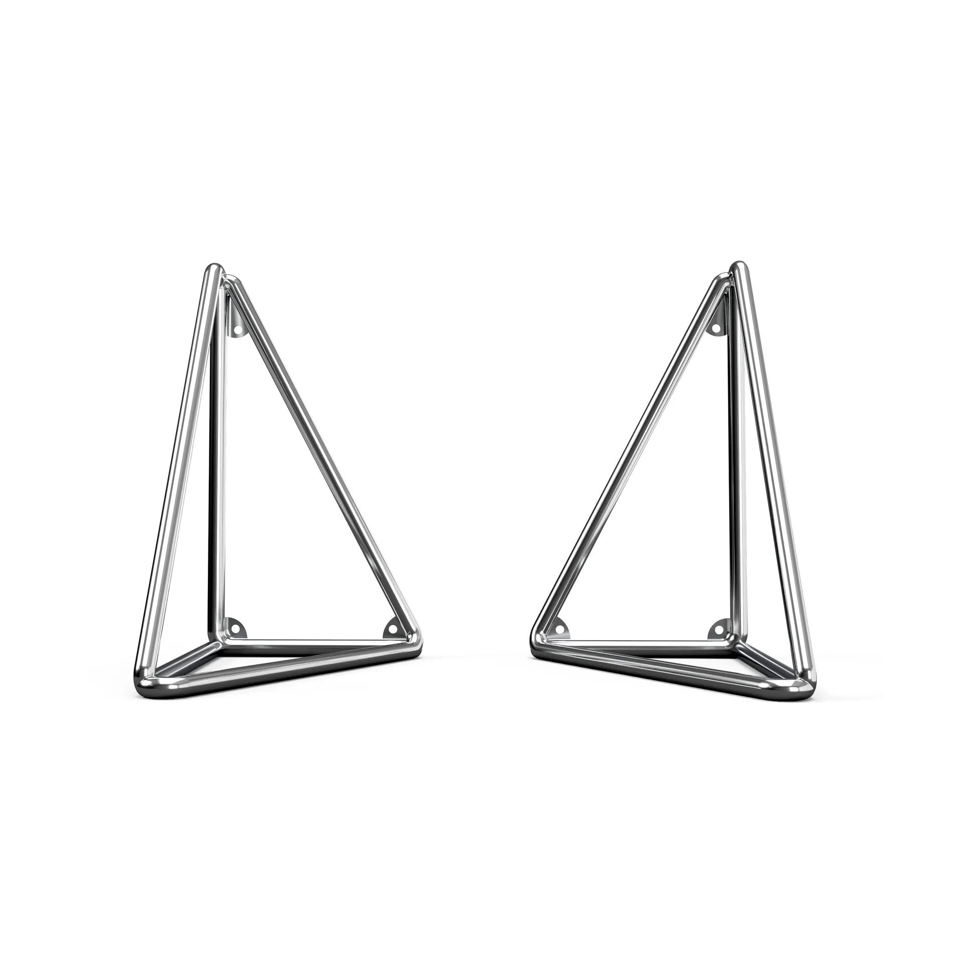 Pythagoras XL kannattimet 2-pack, Chrome Maze