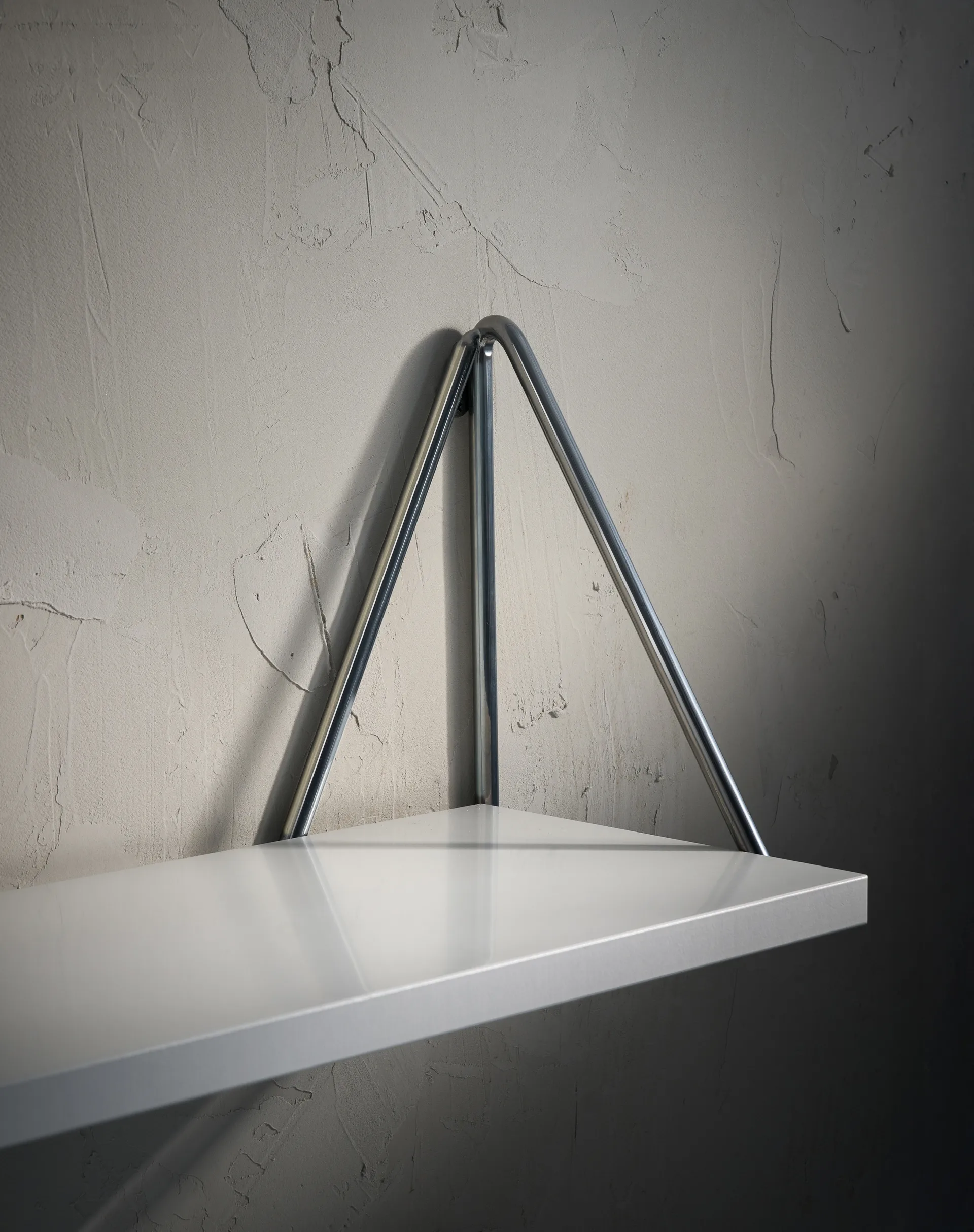 Pythagoras XL kannattimet 2-pack, Chrome Maze