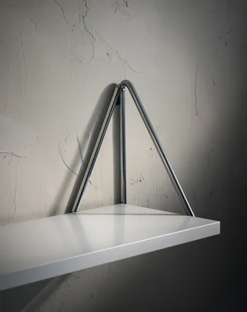 Pythagoras XL kannattimet 2-pack - Chrome - Maze