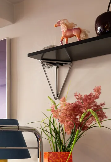 Pythagoras XL kannattimet 2-pack - Chrome - Maze