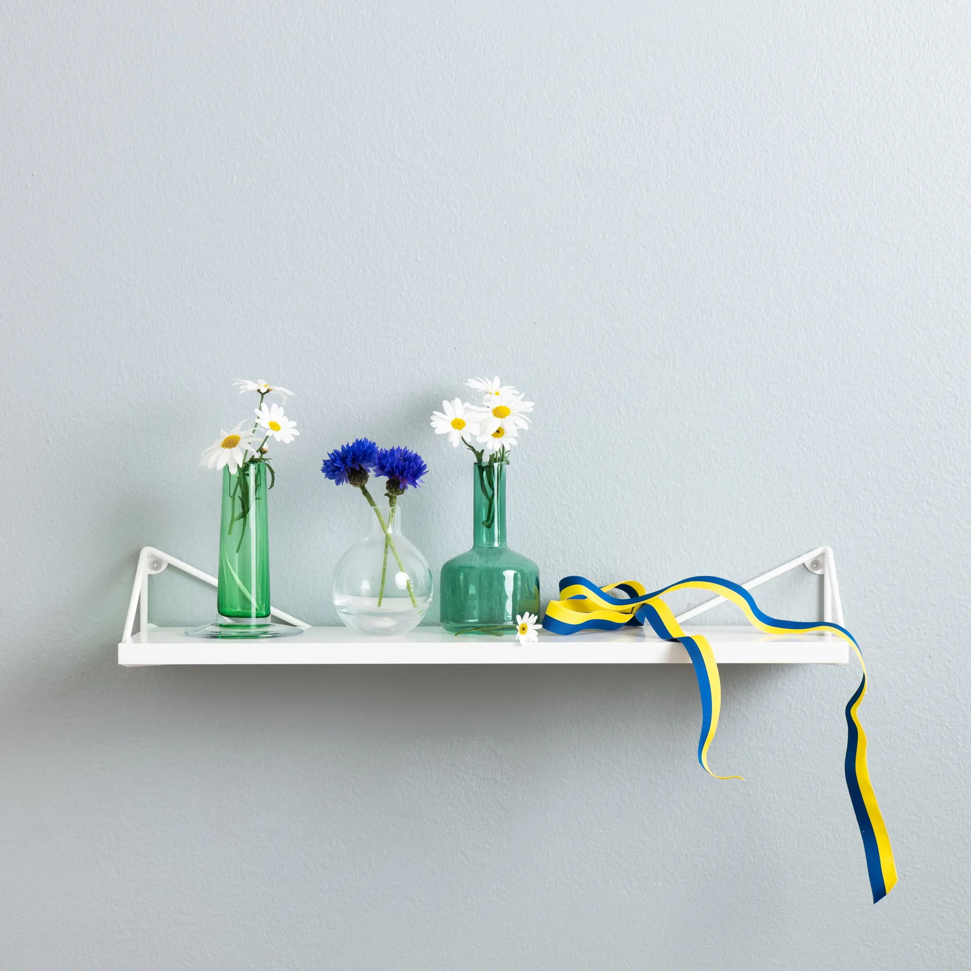 Pythagoras XS -hylly, valkoinen Maze