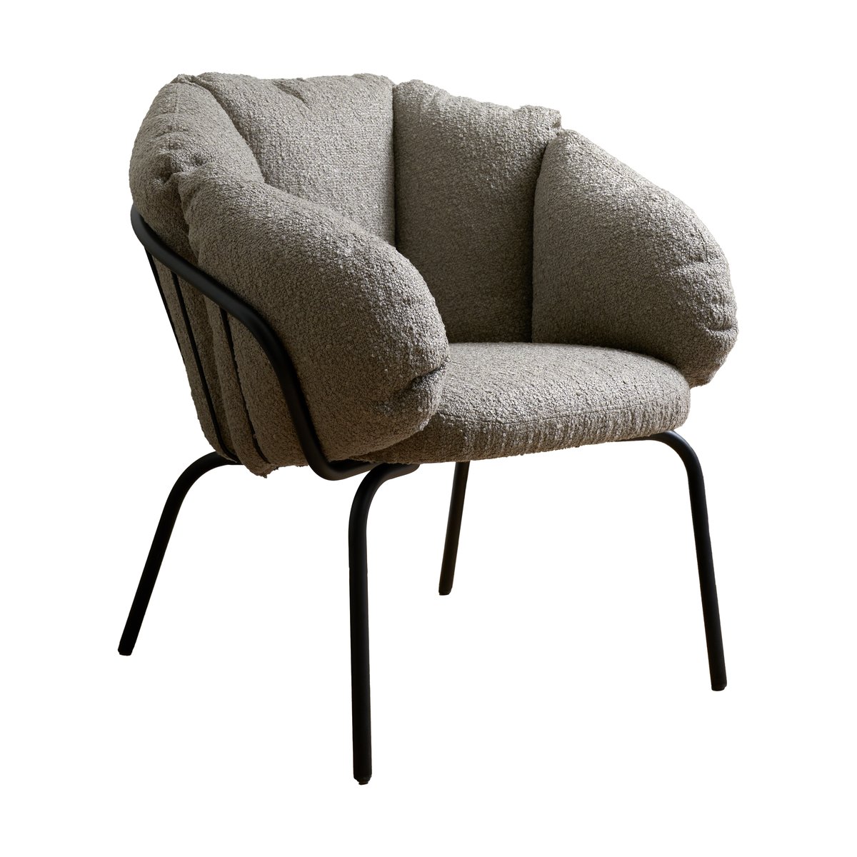 Maze Same Easy nojatuoli Black-taupe | Skandinaavinen Sisustus | Nojatuolit & Jalkajakkarat | Harmaa