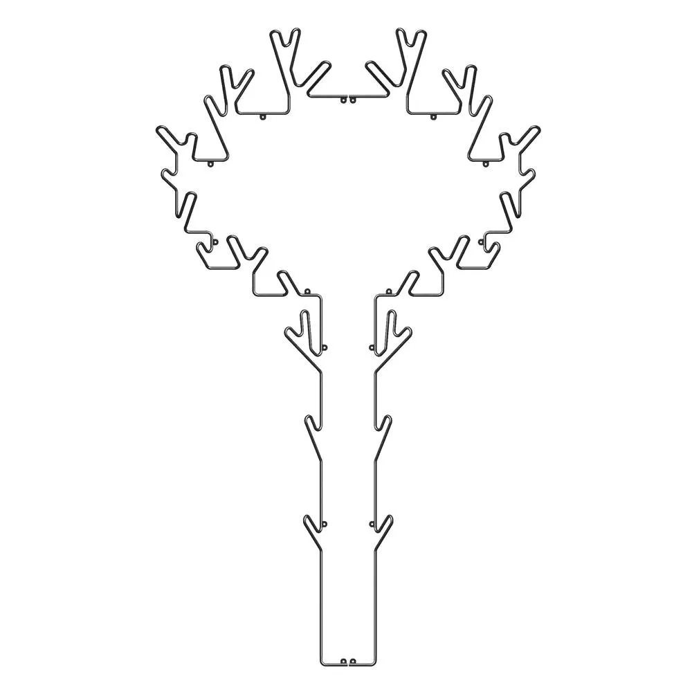 Tree-naulakko, musta Maze