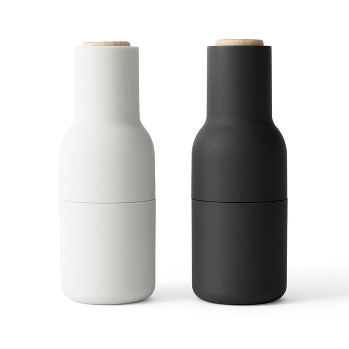 Bottle Grinder maustemylly 2 kpl - Ash-carbon (kansi pyökki) - MENU