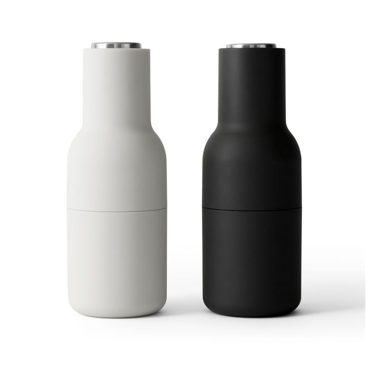 Bottle Grinder maustemylly 2 kpl - Ash-carbon (teräskansi) - MENU