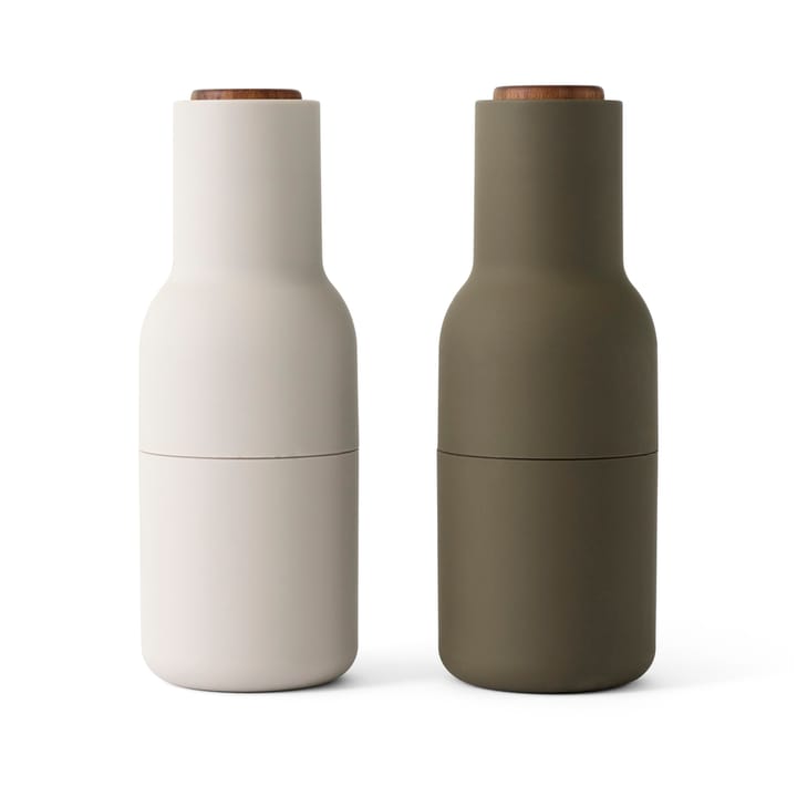 Bottle Grinder maustemylly 2 kpl - Hunting green-beige - MENU