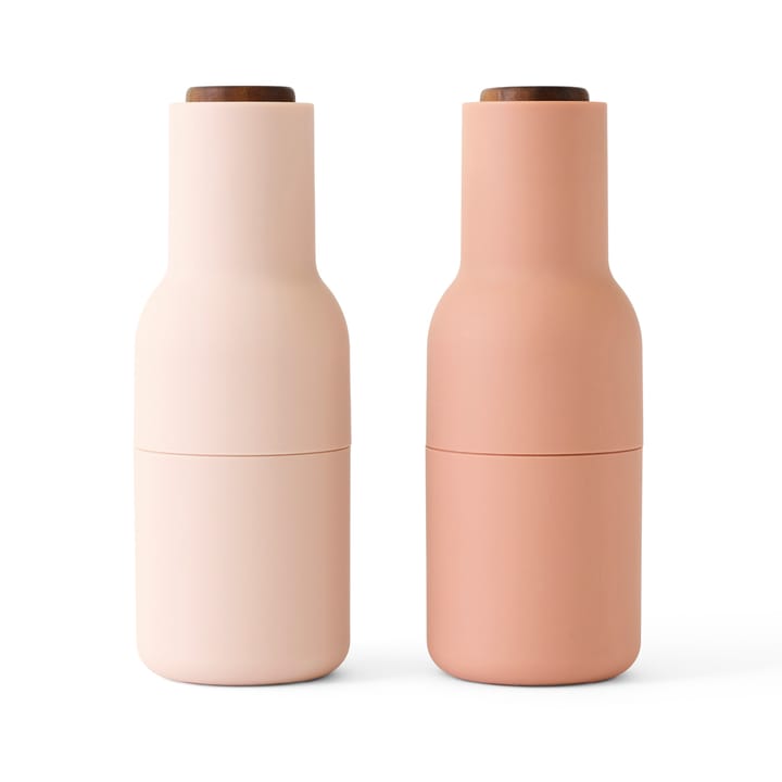 Bottle Grinder maustemylly 2 kpl - Nudes (kansi pähkinäpuuta)  - MENU
