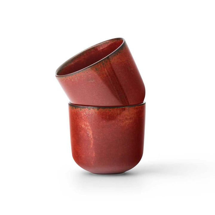 New Norm -espressokuppi 8,5 cl 2-pakkaus - Punalasitettu - MENU