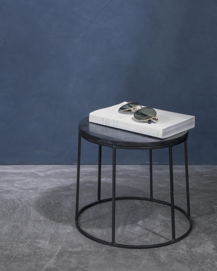Wire table top - musta marmori - MENU