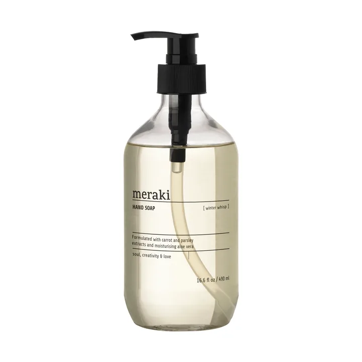 Meraki käsisaippua, 490 ml - Talvinen kuiske - Meraki