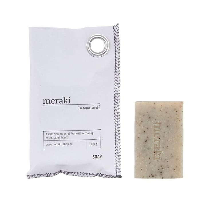 Meraki käsisaippua kiinteä - sesame scrub - Meraki