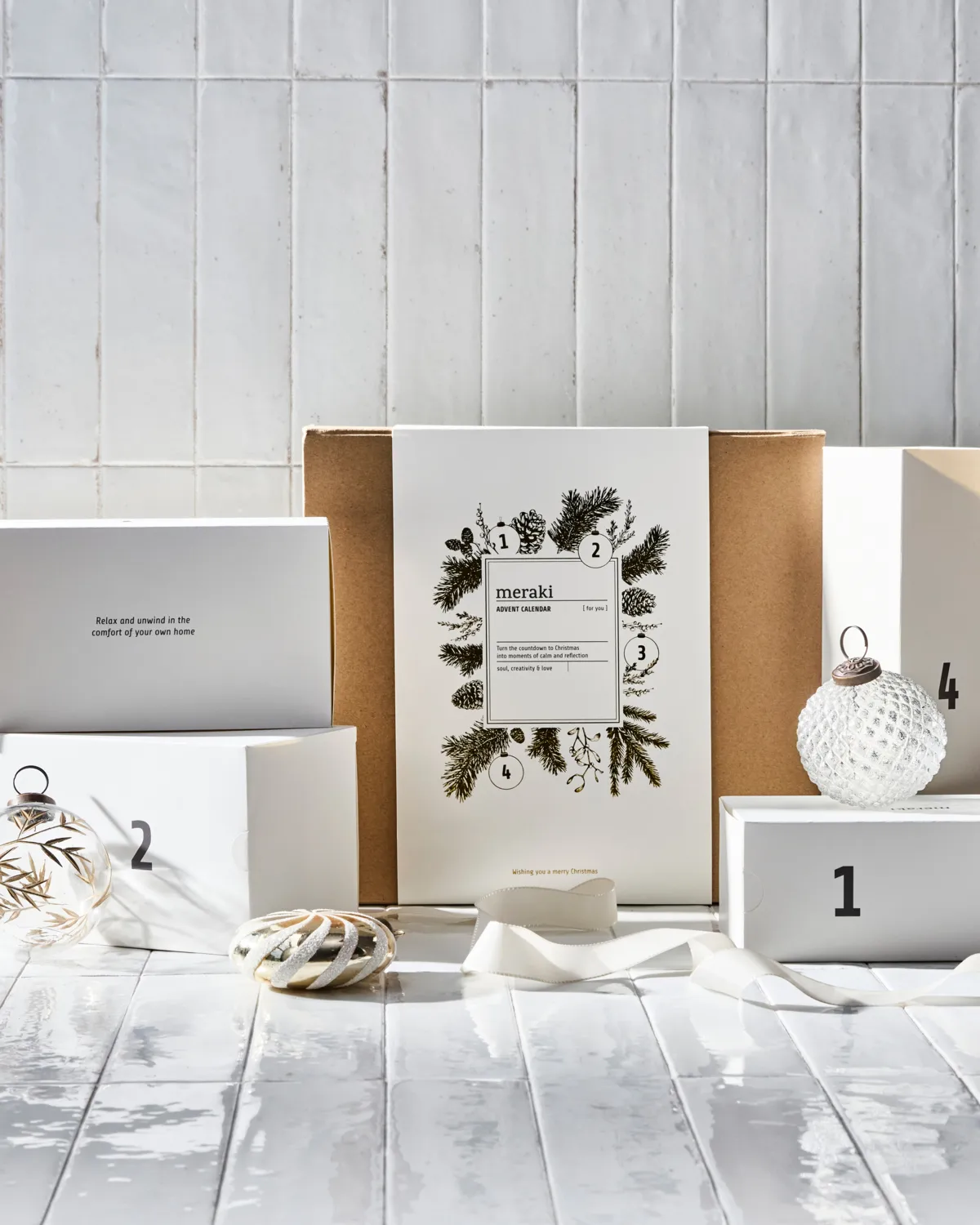 Meraki lahjasetti joulukalenteri, Tumma puu, pohjoinen aamunkoitto Meraki