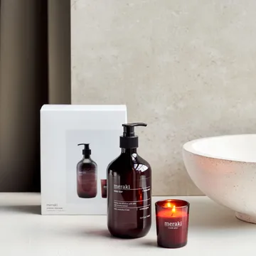 Meraki lahjasetti käsisaippua ja tuoksukynttilä - Everyday pampering - Meraki
