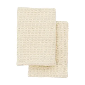 Meraki tiskirätti 30x30 cm 2-pack - Beige - Meraki
