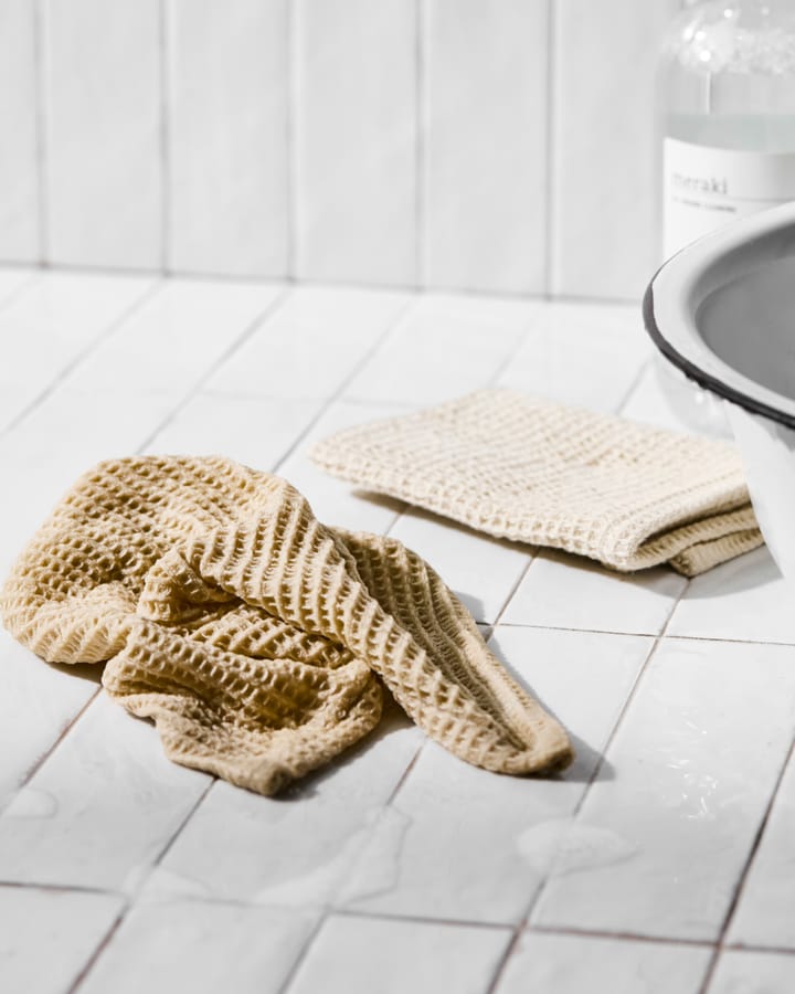 Meraki tiskirätti 30x30 cm 2-pack, Beige Meraki