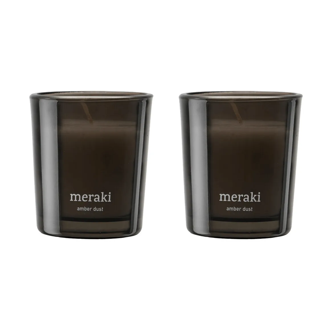 Meraki tuoksukynttilä 12 tuntia 2-pakkaus, Amber dust Meraki