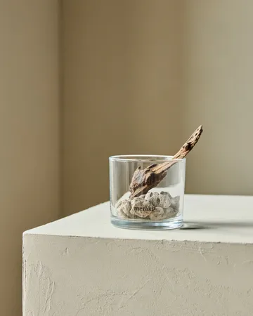 Meraki tuoksunlevitin laavakivi ja puu - Musta - Meraki