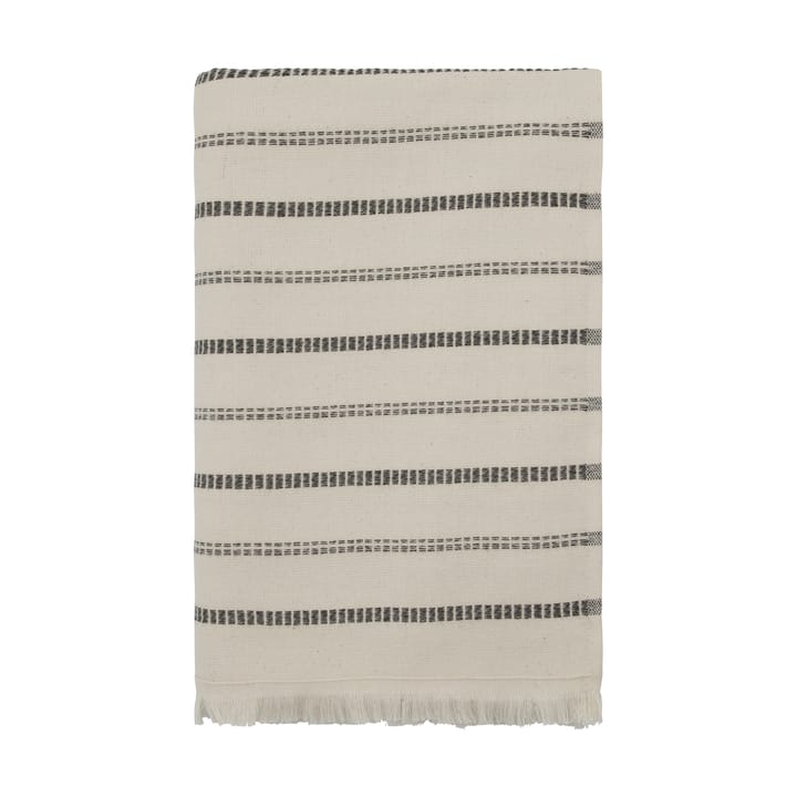 True kylpypyyhe - Off-White musta, 70x140 cm - Meraki