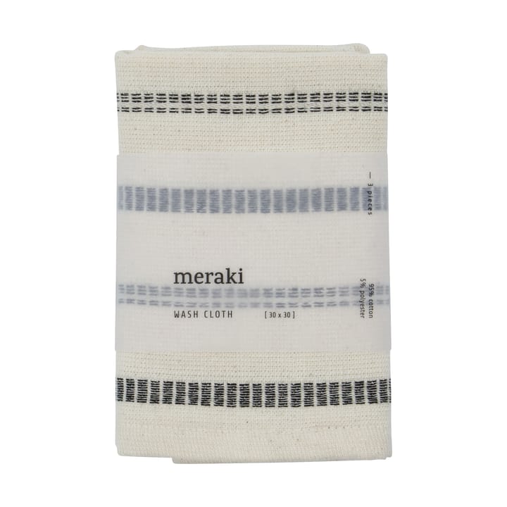 True pesuliina 3 osaa, Offwhite-musta Meraki