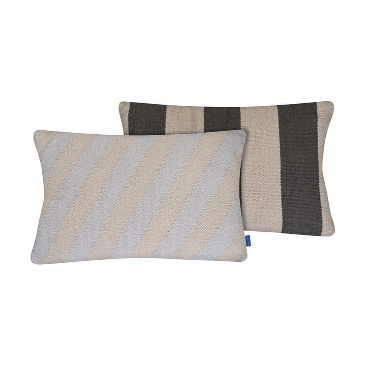 Across kelim tyynynpäällinen - Light grey , 40x60 cm - Mette Ditmer