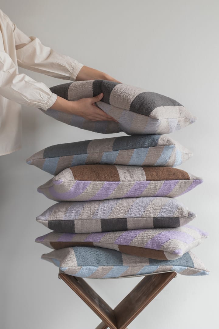 Across kelim tyynynpäällinen, Light grey , 40x60 cm Mette Ditmer