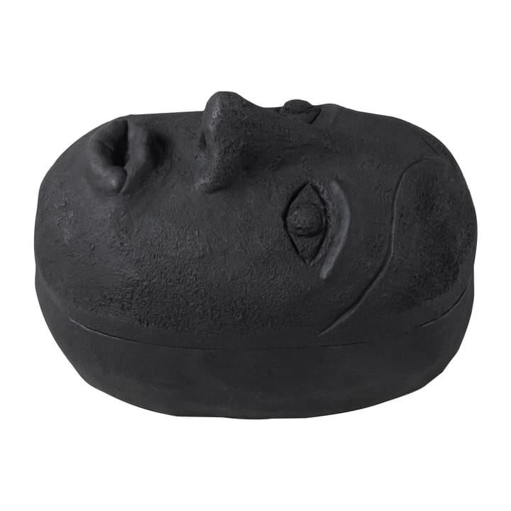 Art piece face purkki 9x12 cm, Black Mette Ditmer