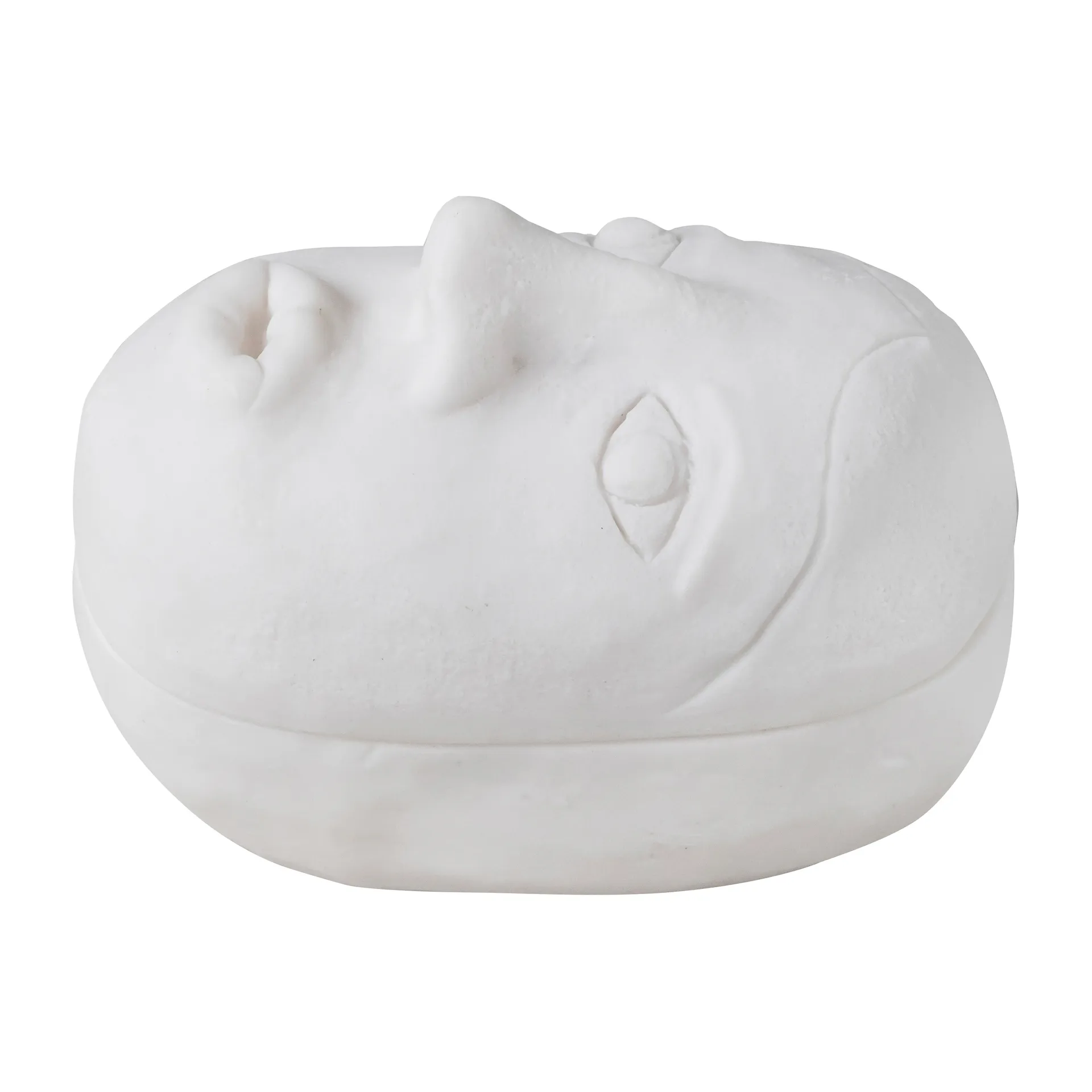 Art piece face purkki 9x12 cm, Off-white Mette Ditmer