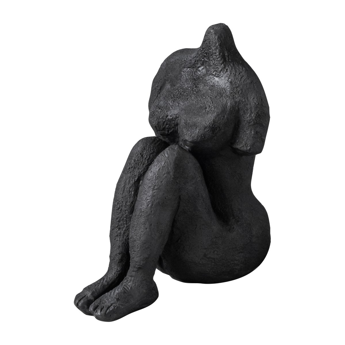 Mette Ditmer Art piece istuva nainen 14 cm Black | Skandinaavinen Sisustus | Veistokset & Posliinihahmot | Musta
