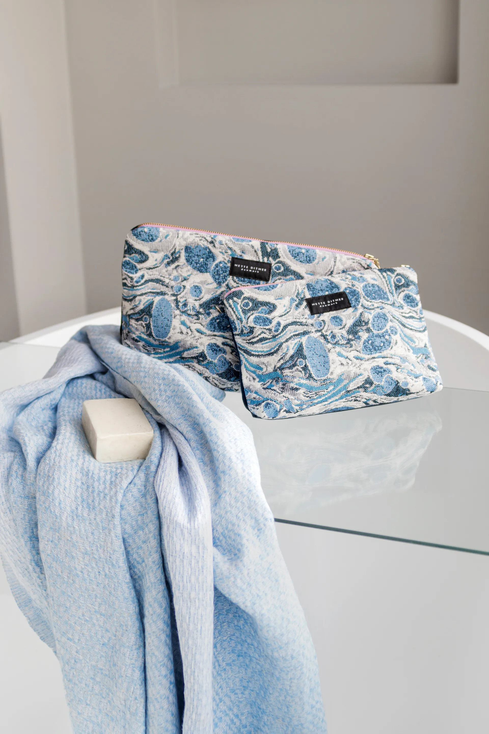 Bodrum kylpypyyhe, Light Blue Mette Ditmer