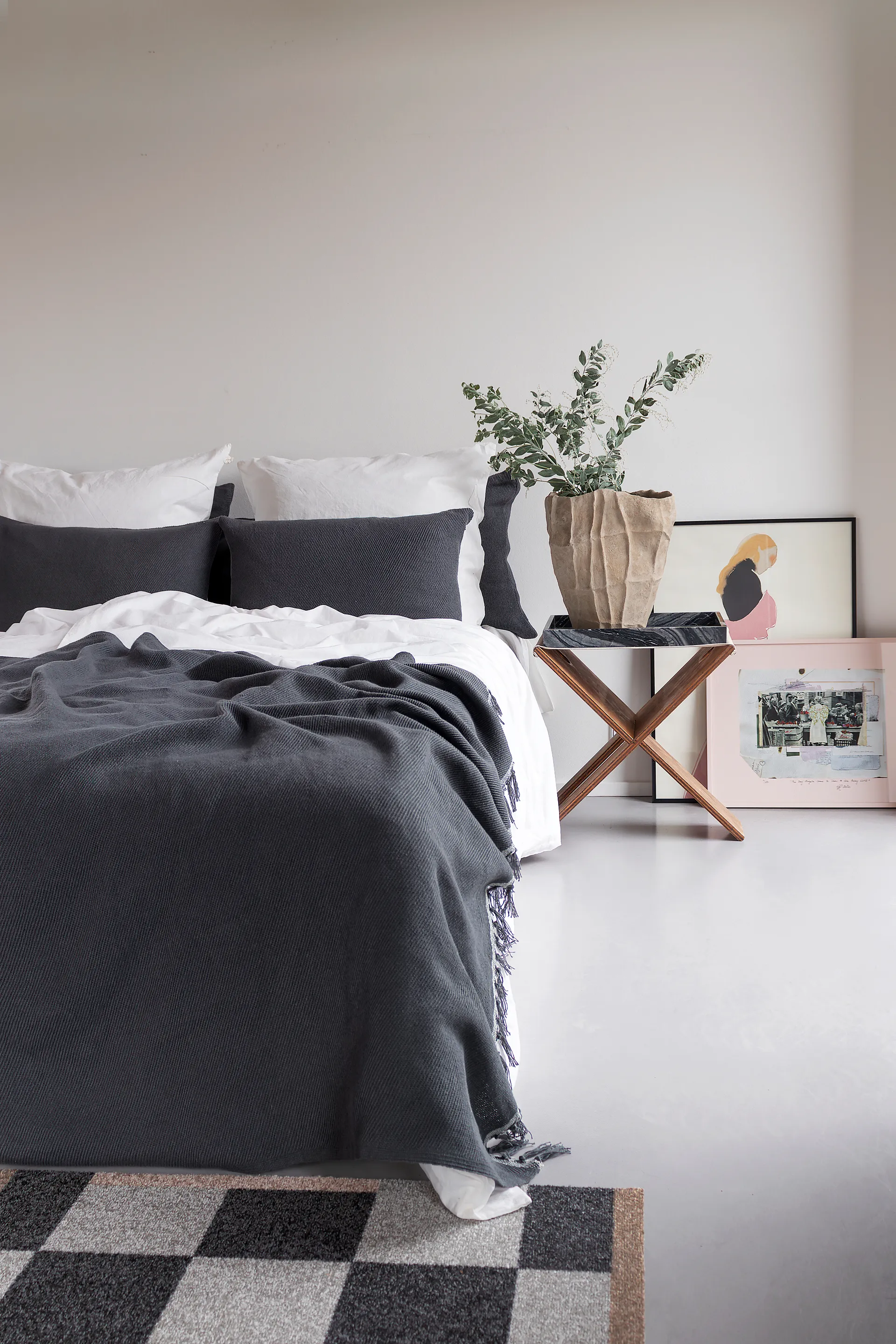 Bohemia päiväpeitto, Anthracite, 250x250 cm Mette Ditmer