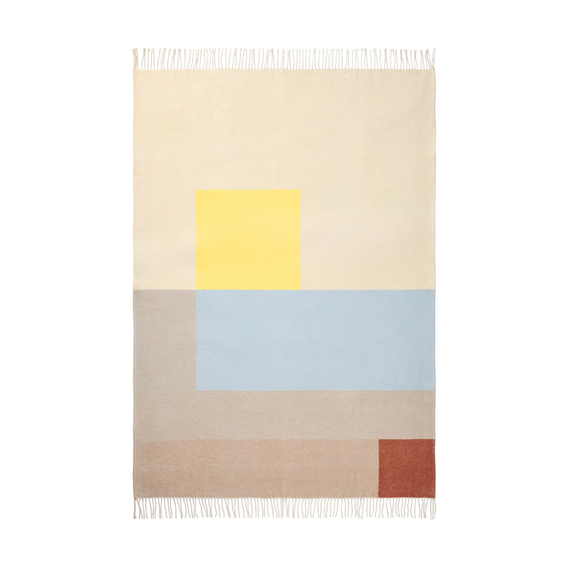 Brick viltti 125x190 cm, Light yellow Mette Ditmer