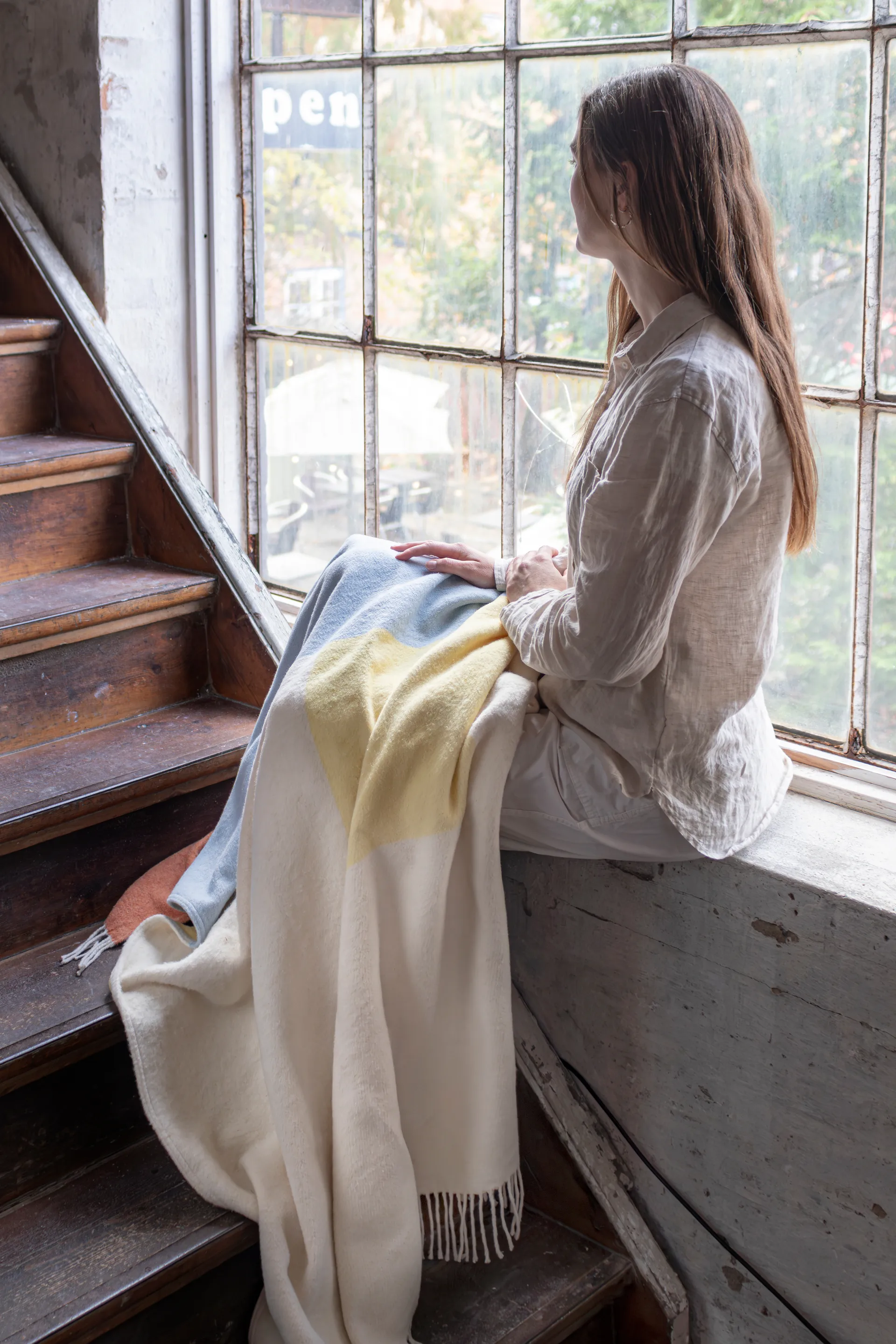 Brick viltti 125x190 cm, Light yellow Mette Ditmer