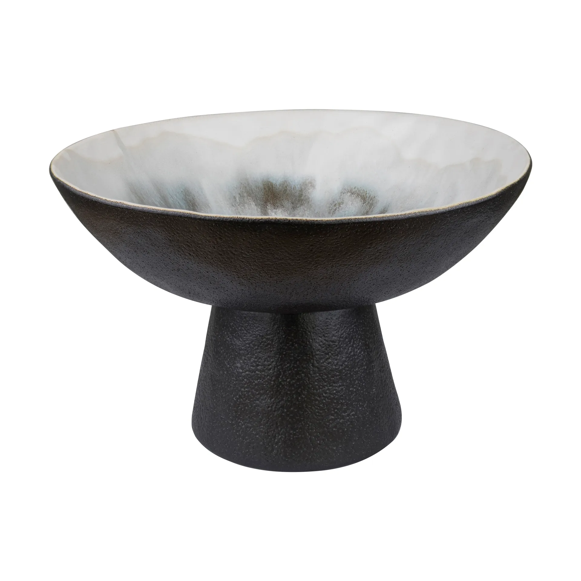 By Hand kulho jalustalla Ø31,5x20 cm, Off-white Mette Ditmer