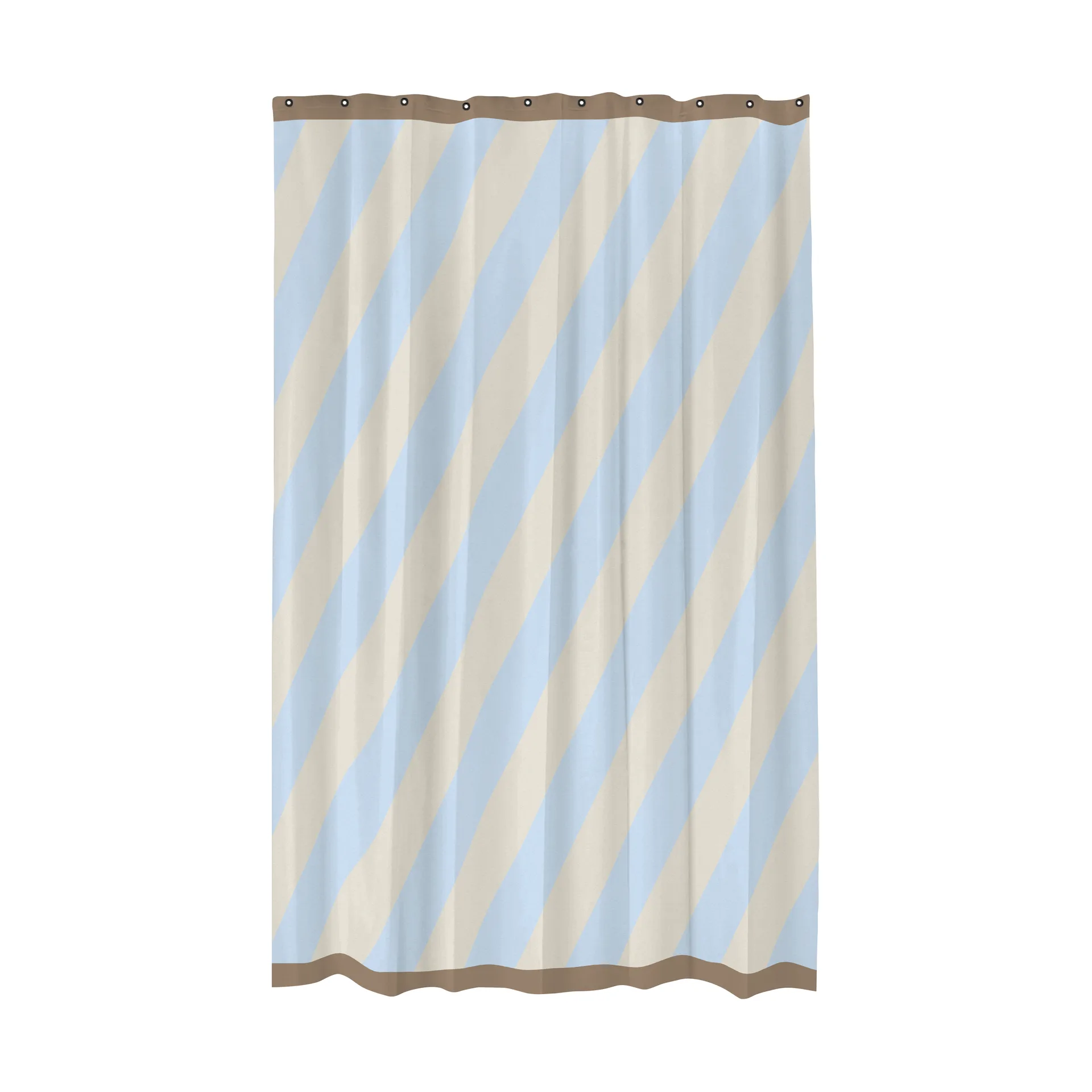 Diagonaali suihkuverho 150x200 cm, Light blue Mette Ditmer
