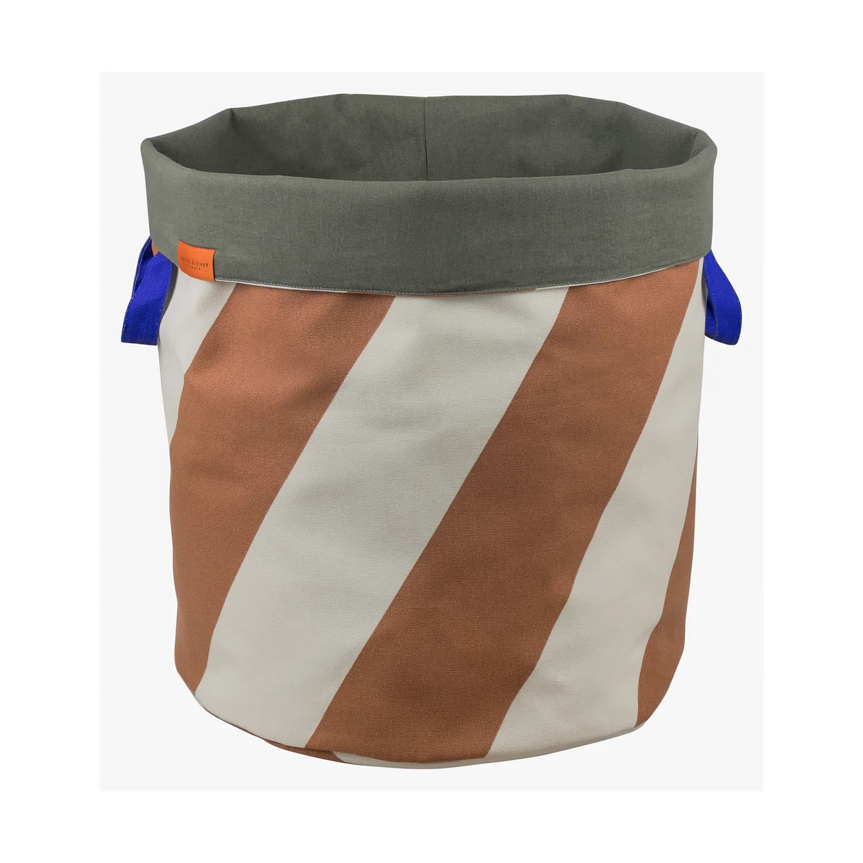 Mette Ditmer Diagonaalinen pyykkikori Ø40x50 cm Tiili hiekka