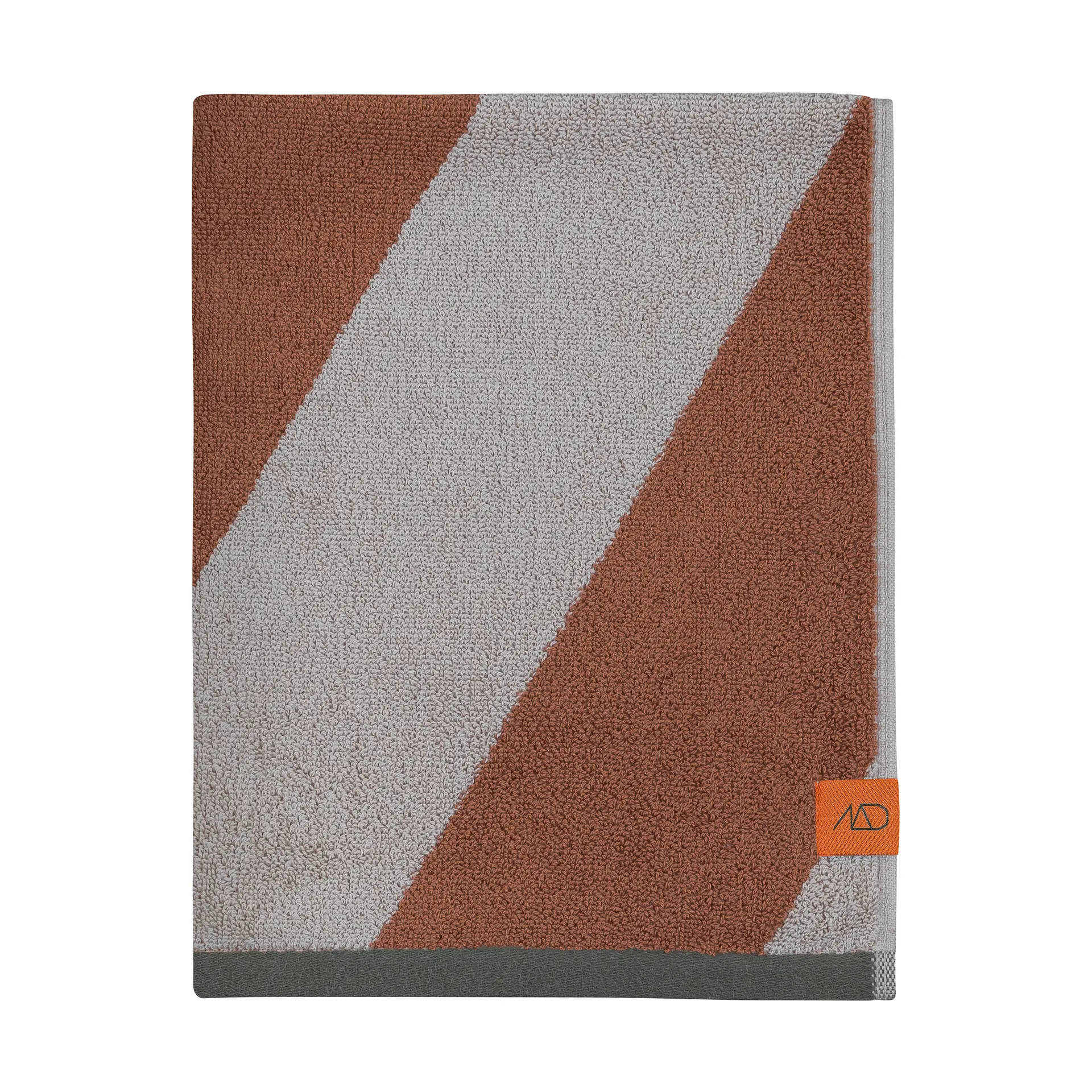Diagonal pyyhe, Brick, 70x133 cm Mette Ditmer